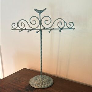 Necklace Stand/Holder with Bird Topper